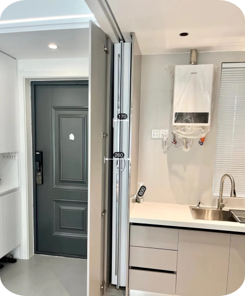 U-PVC Folding Sliding Door